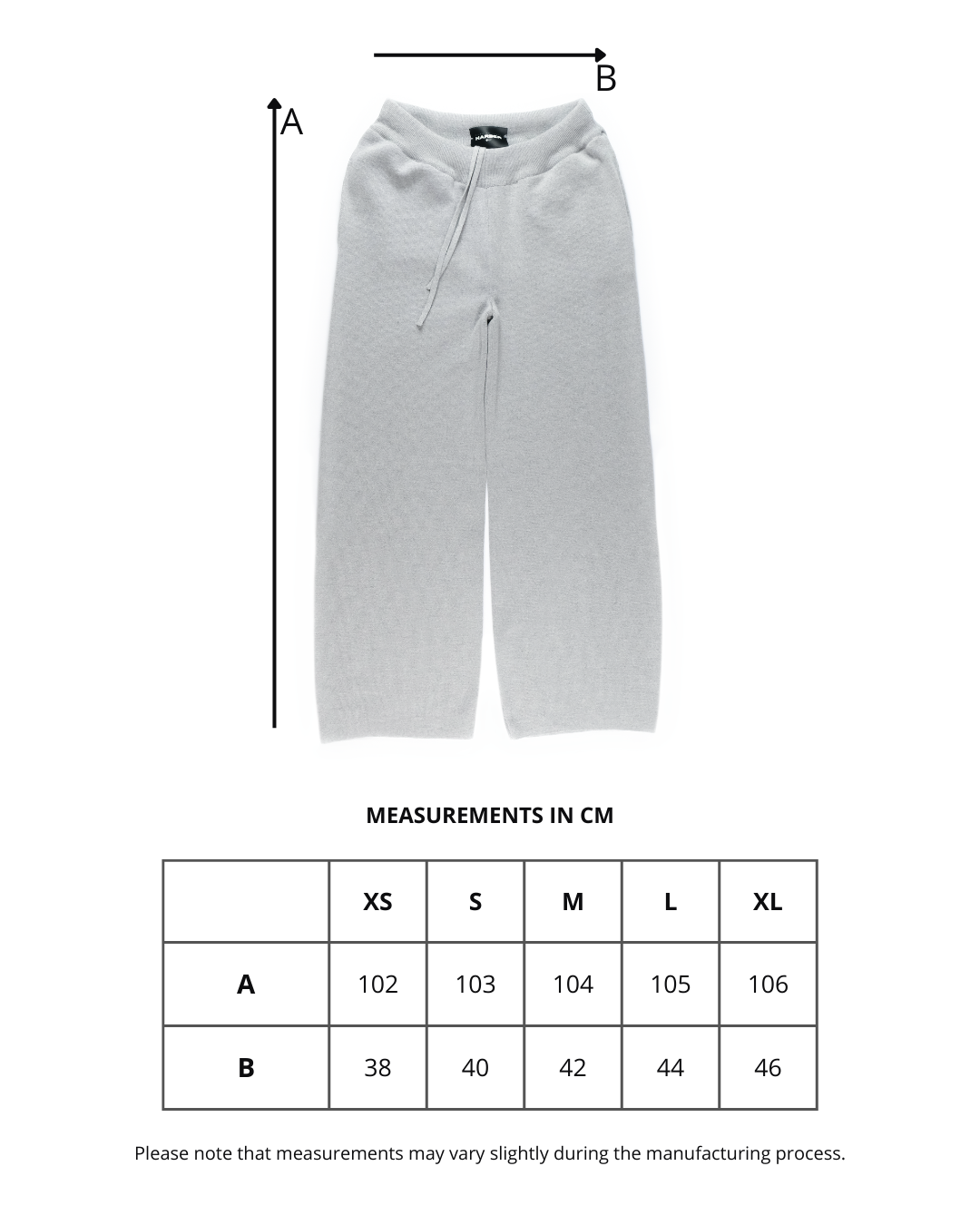 SILVER KNIT SWEATPANTS