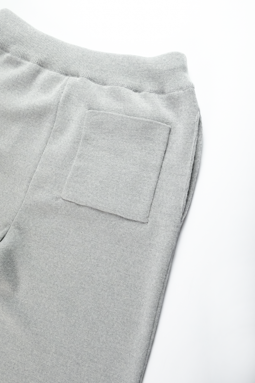 SILVER KNIT SWEATPANTS