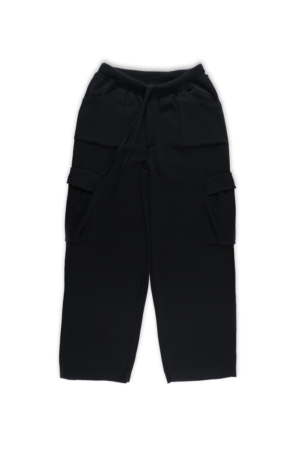 BLACK KNIT CARGO