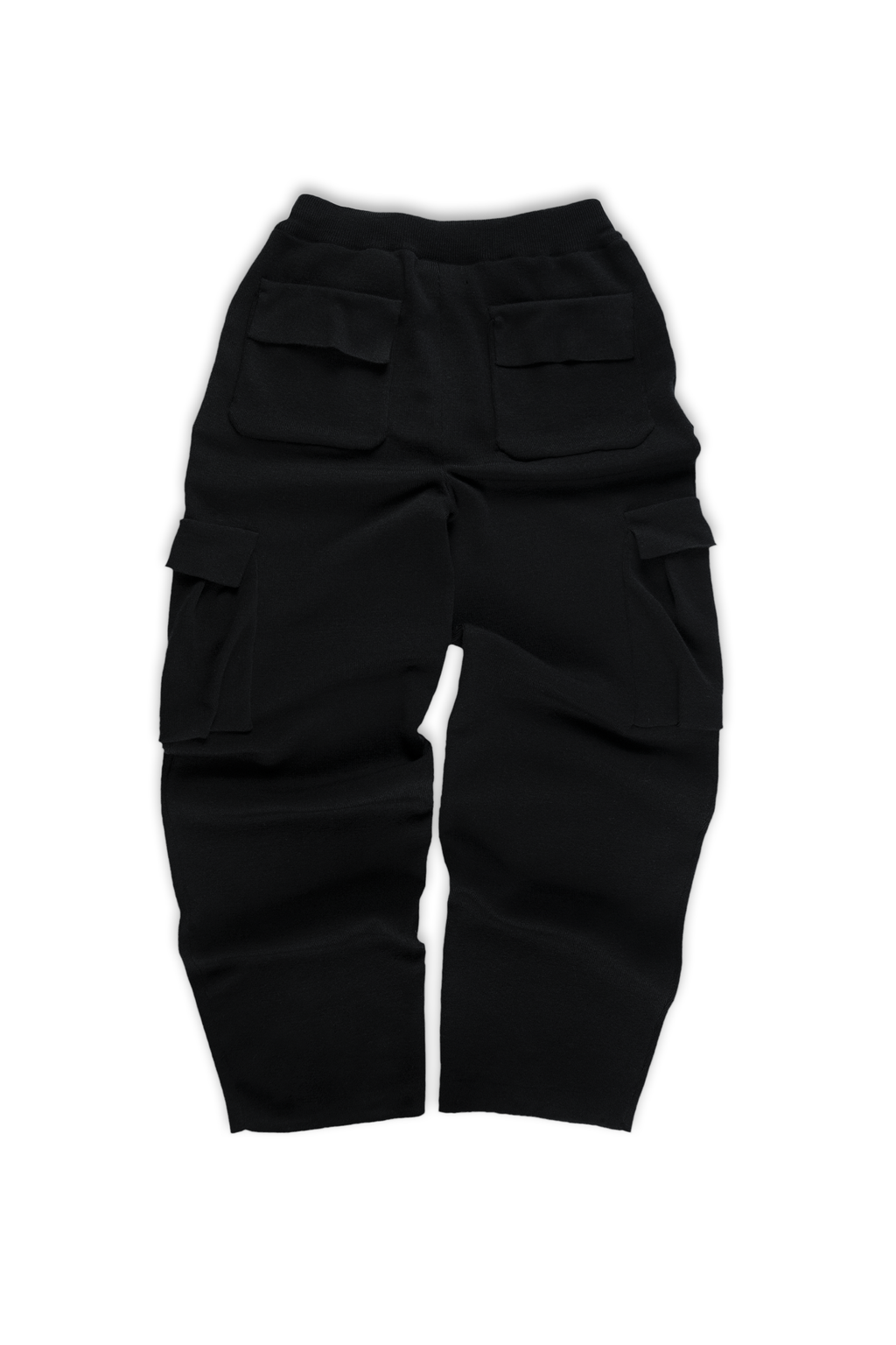 BLACK KNIT CARGO
