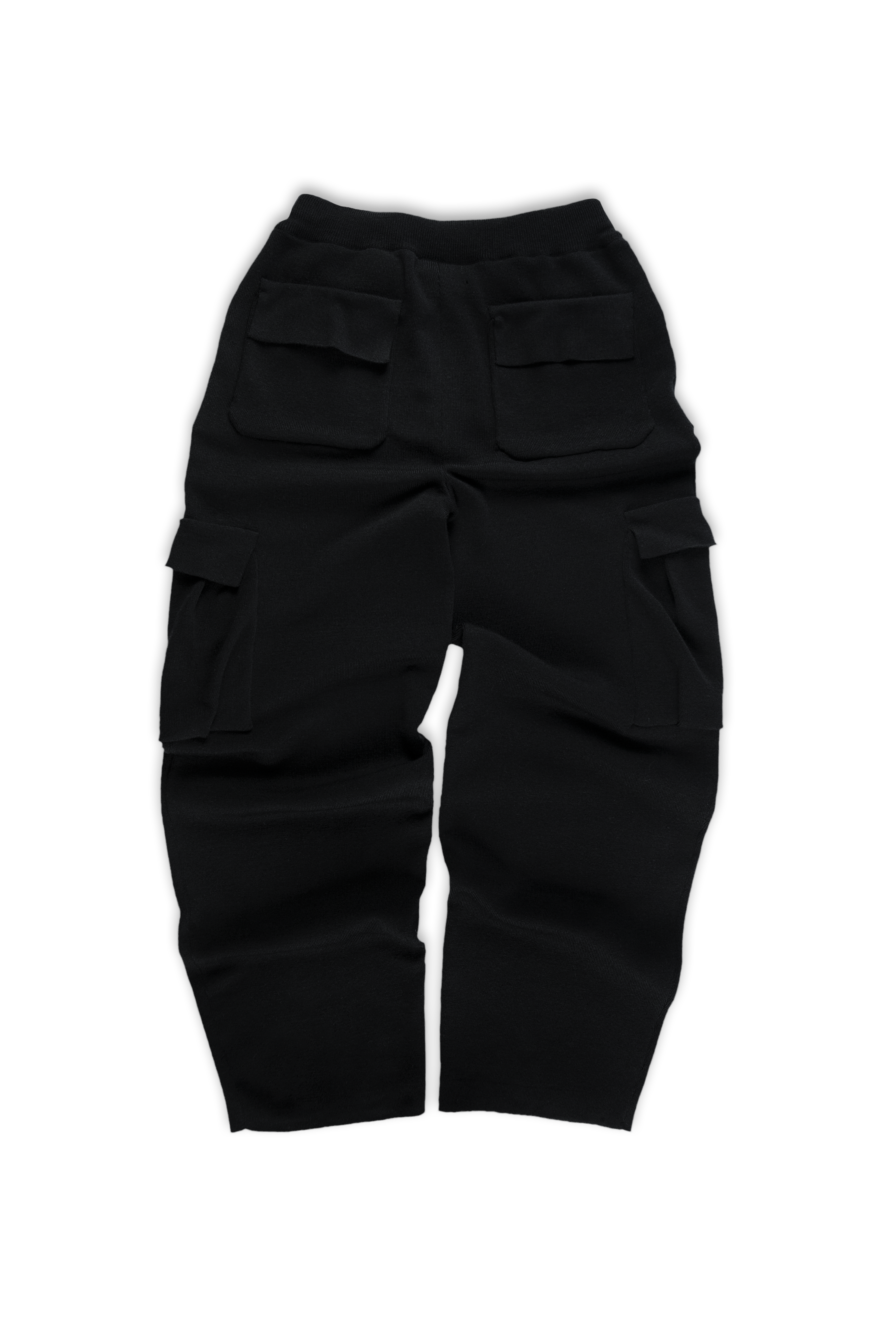 BLACK KNIT CARGO
