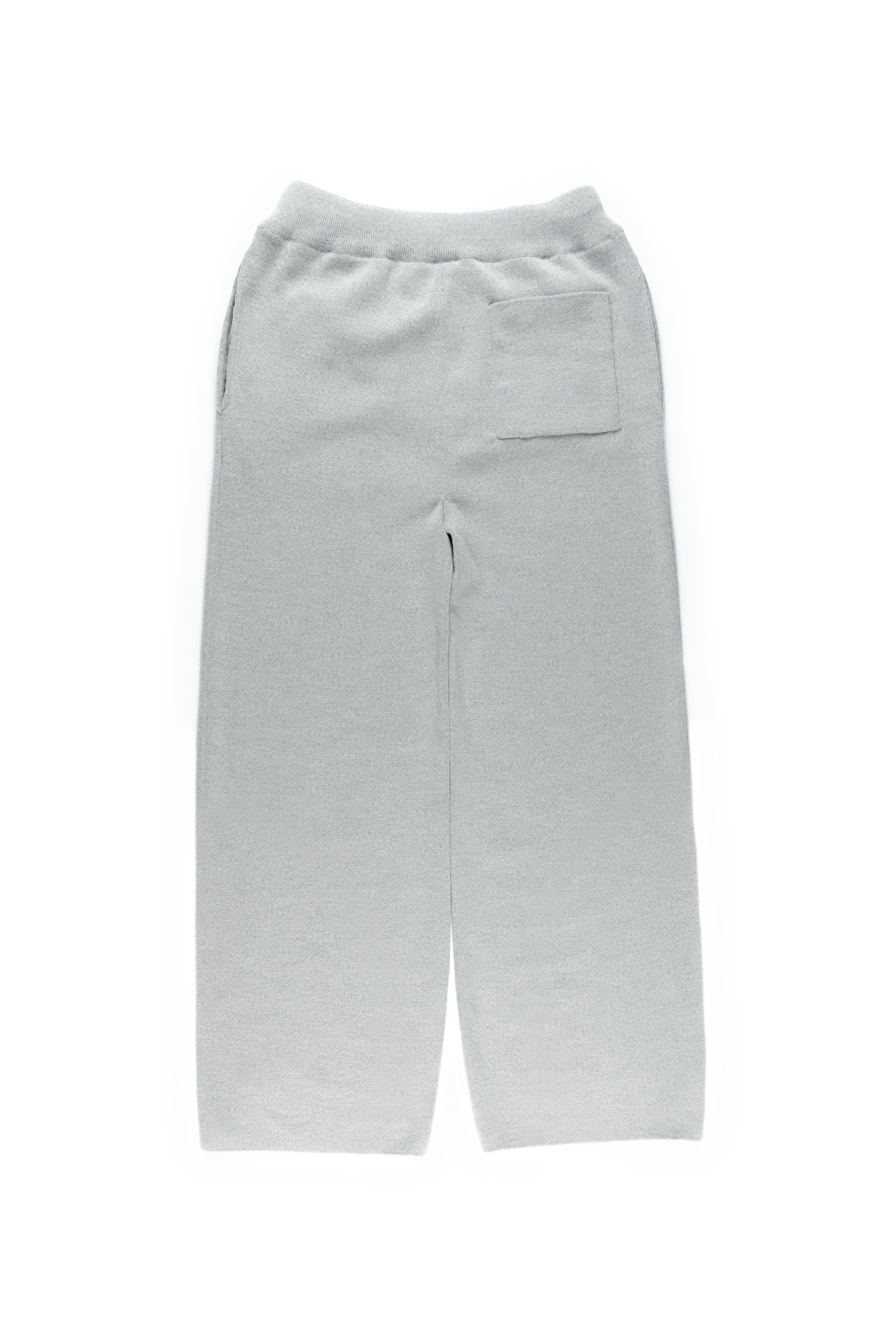 SILVER KNIT SWEATPANTS