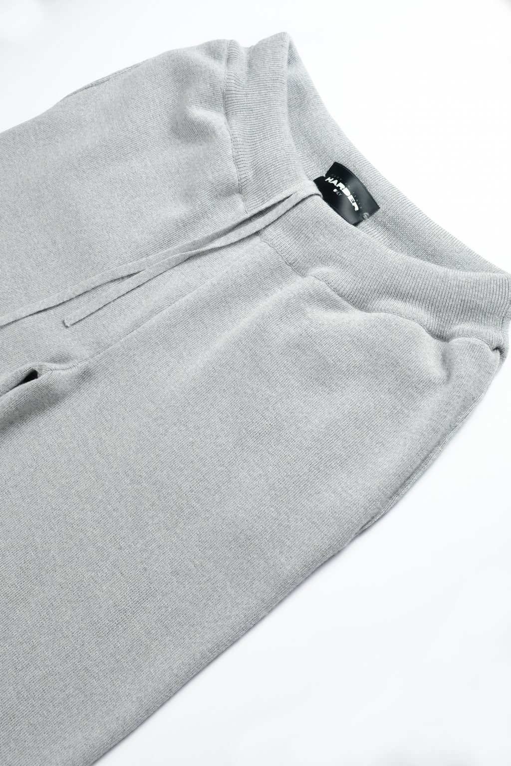 SILVER KNIT SWEATPANTS