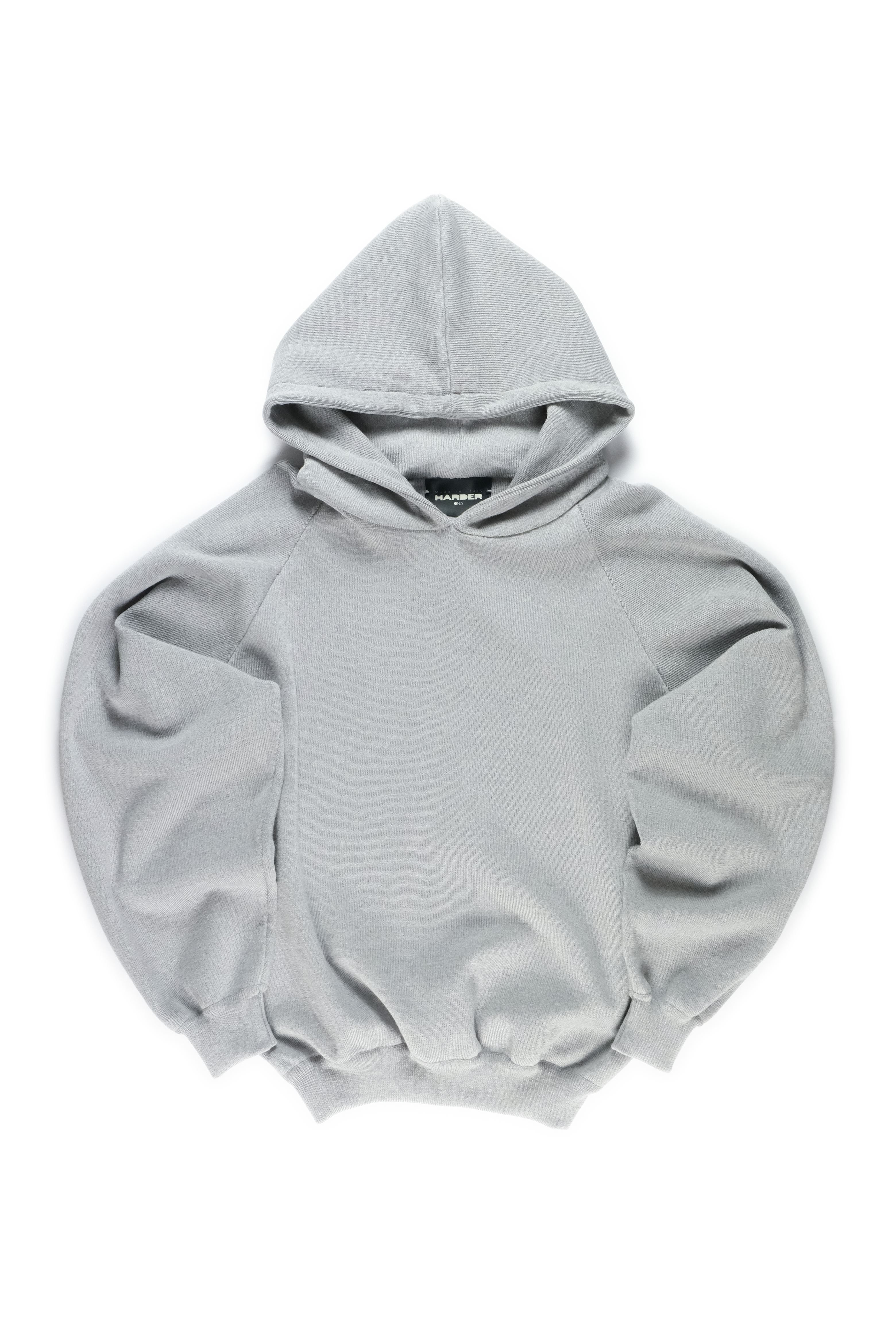 SILVER KNIT HOODIE